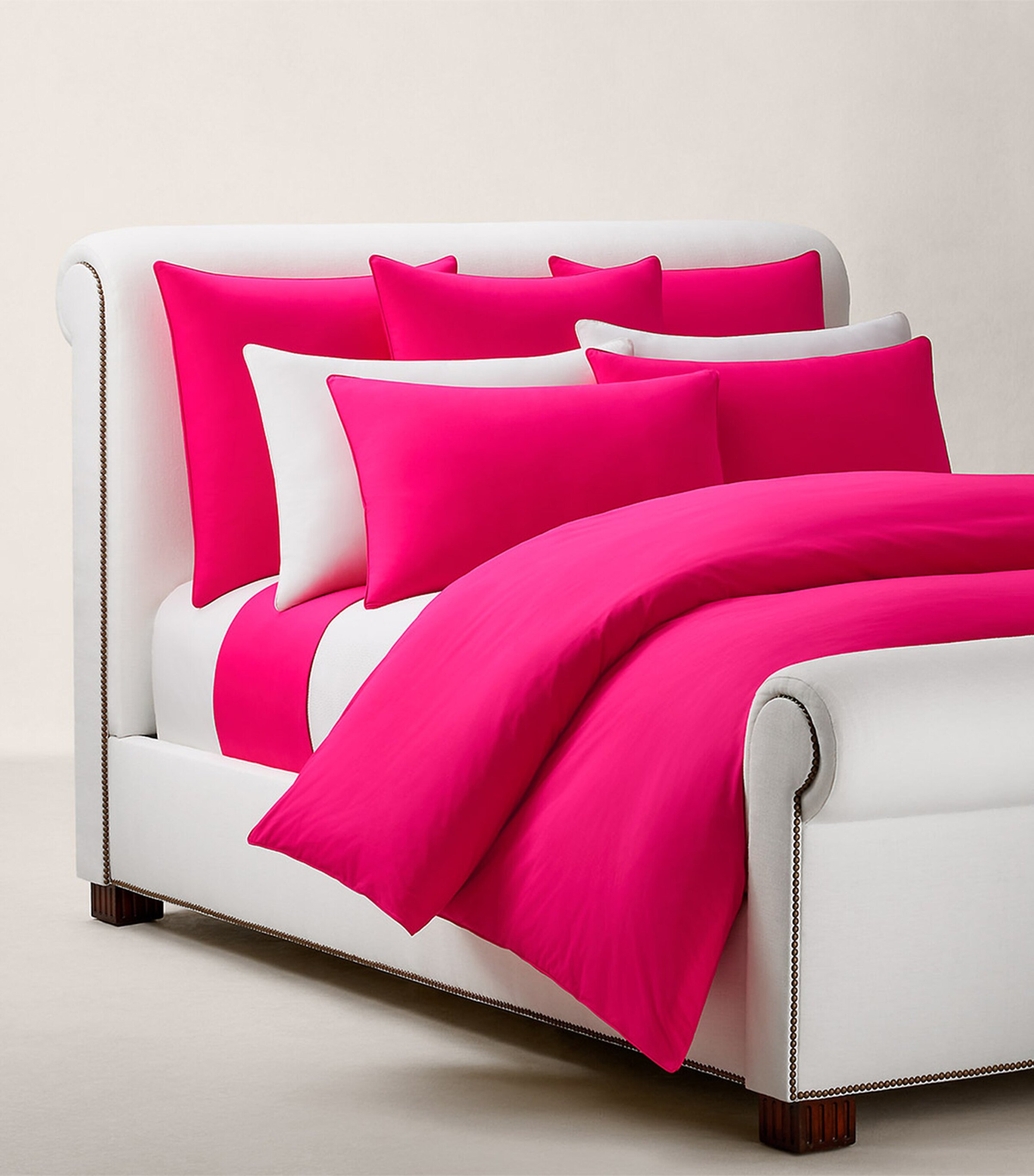 Ralph Lauren Home Cotton Polo Player Pillowcase (65cm x 65cm) Pinksky Image 4