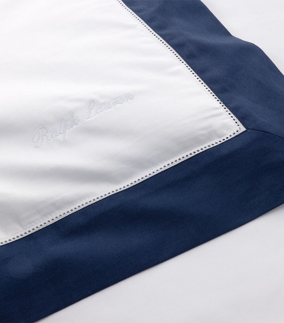 Cotton Langdon Super King Duvet Cover (260cm x 220cm) NAVY Image 3