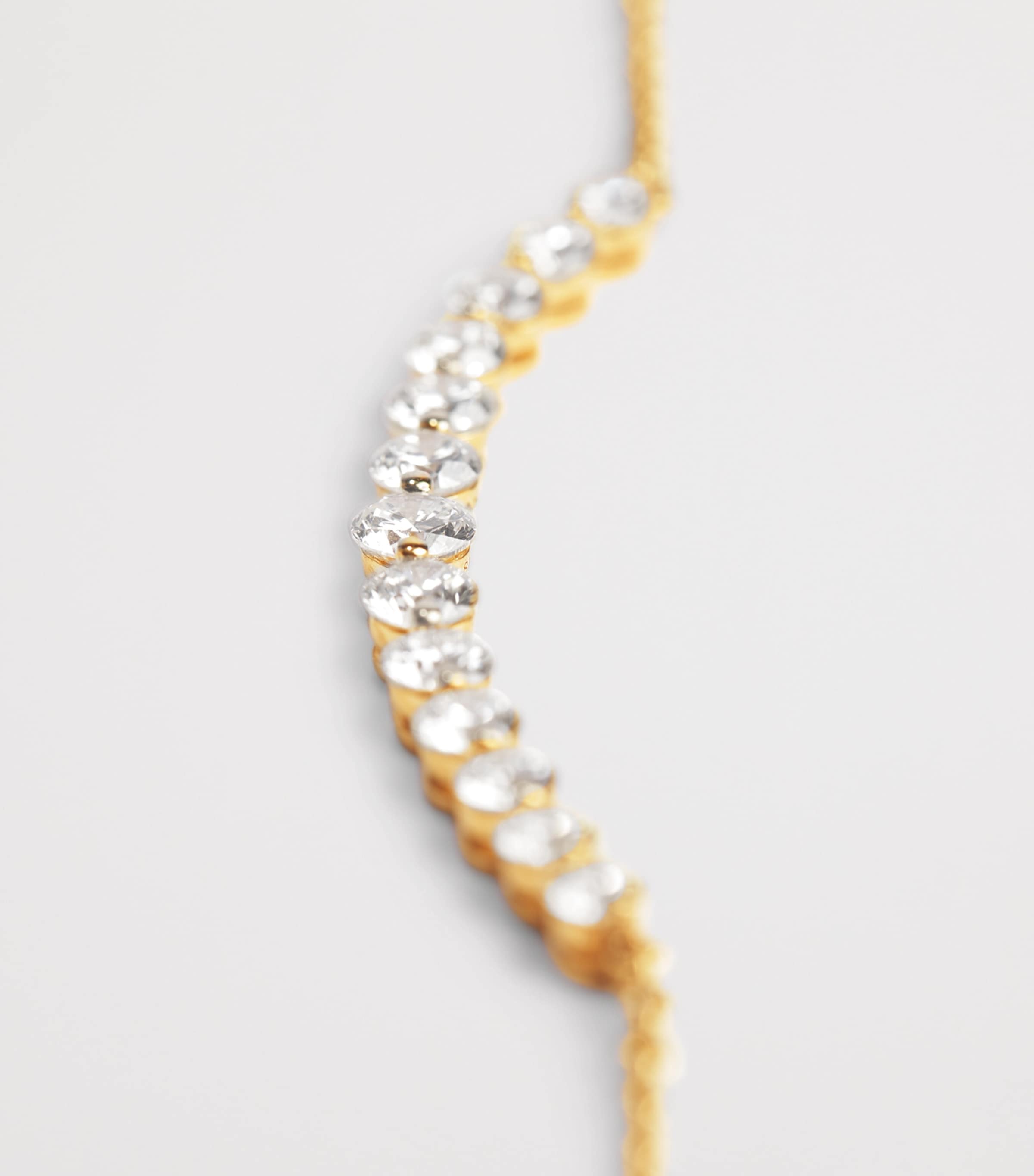 Yellow Gold and Diamond Zoe Necklace  YELLOW GOLD Image 5