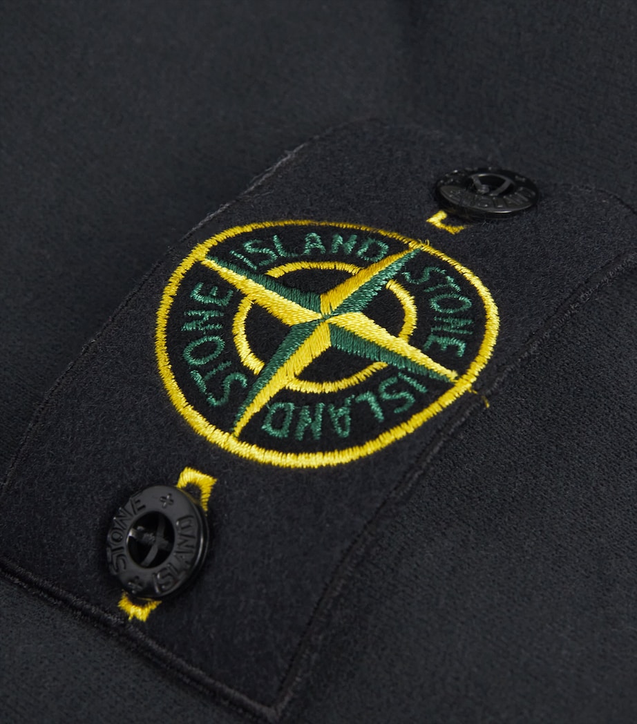 Cotton Compass Patch Hoodie V0029 Image 5