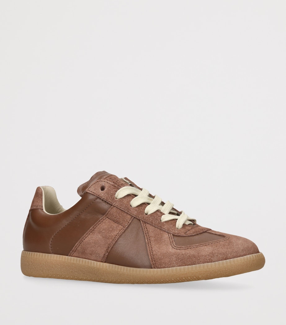 Leather Replica Sneakers TAN Image 3