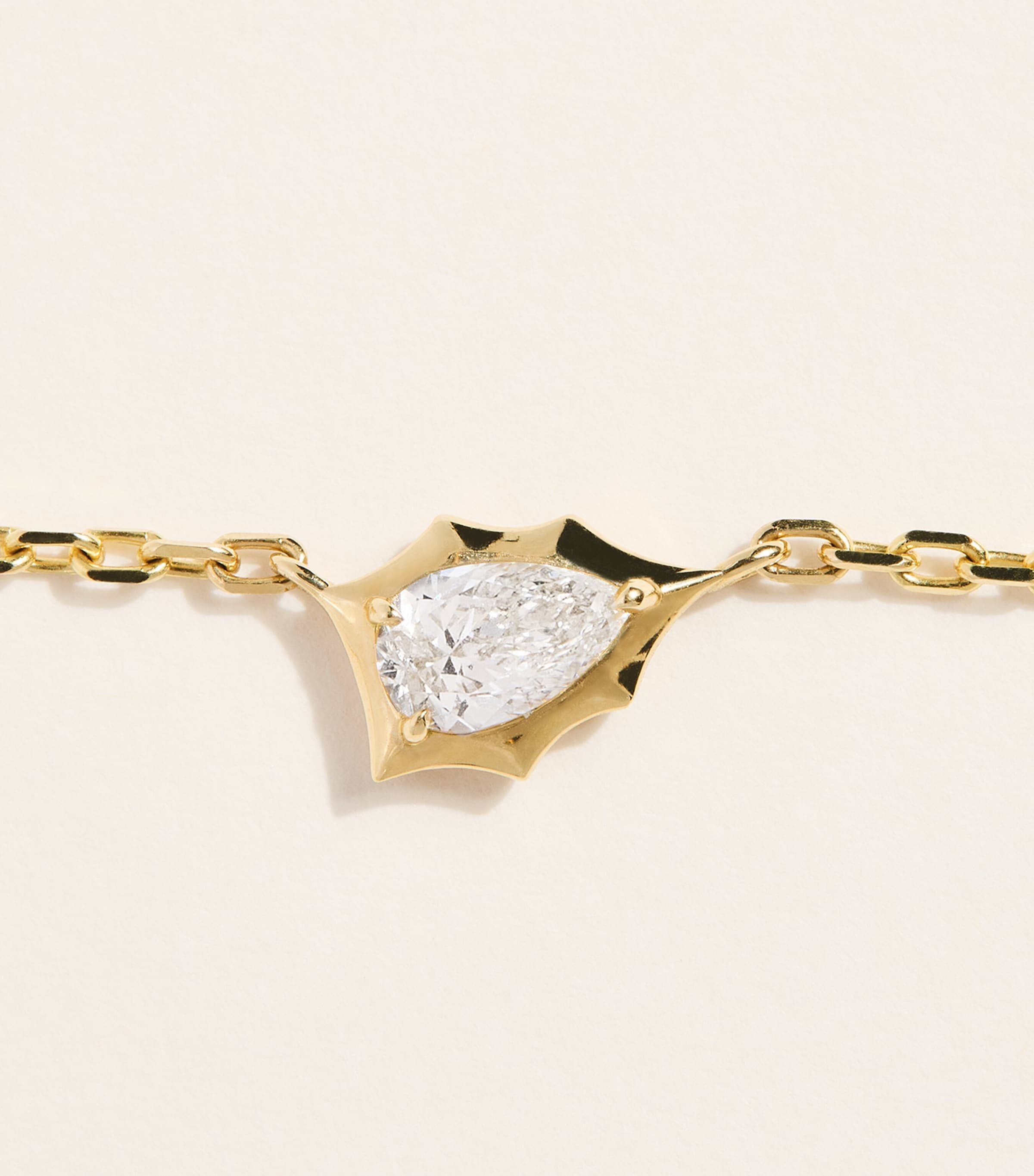 Jade Trau Small Yellow Gold and Diamond Envoy Alchemy Necklace Yellow Gold Image 5