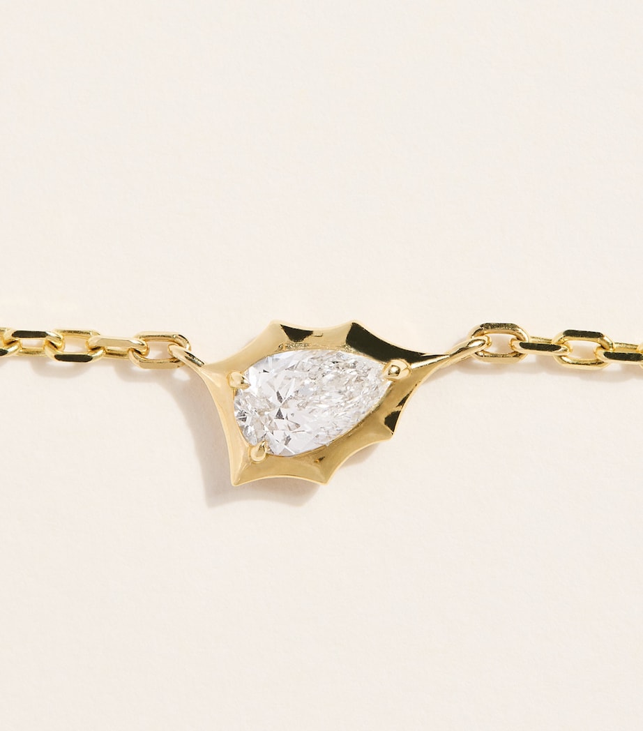 Jade Trau Small Yellow Gold and Diamond Envoy Alchemy Necklace Yellow Gold Image 5