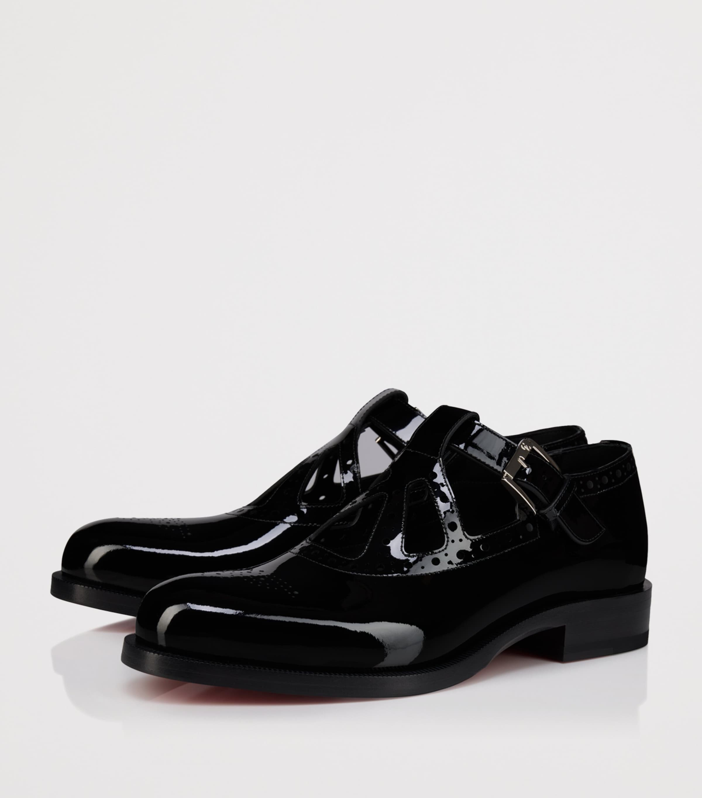 Christian Louboutin Marc Poppin Patent Mary Jane Loafers Image 2
