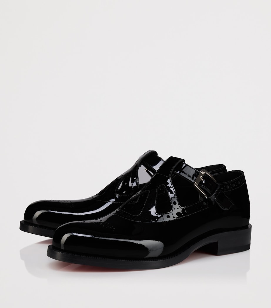 Christian Louboutin Marc Poppin Patent Mary Jane Loafers Image 2