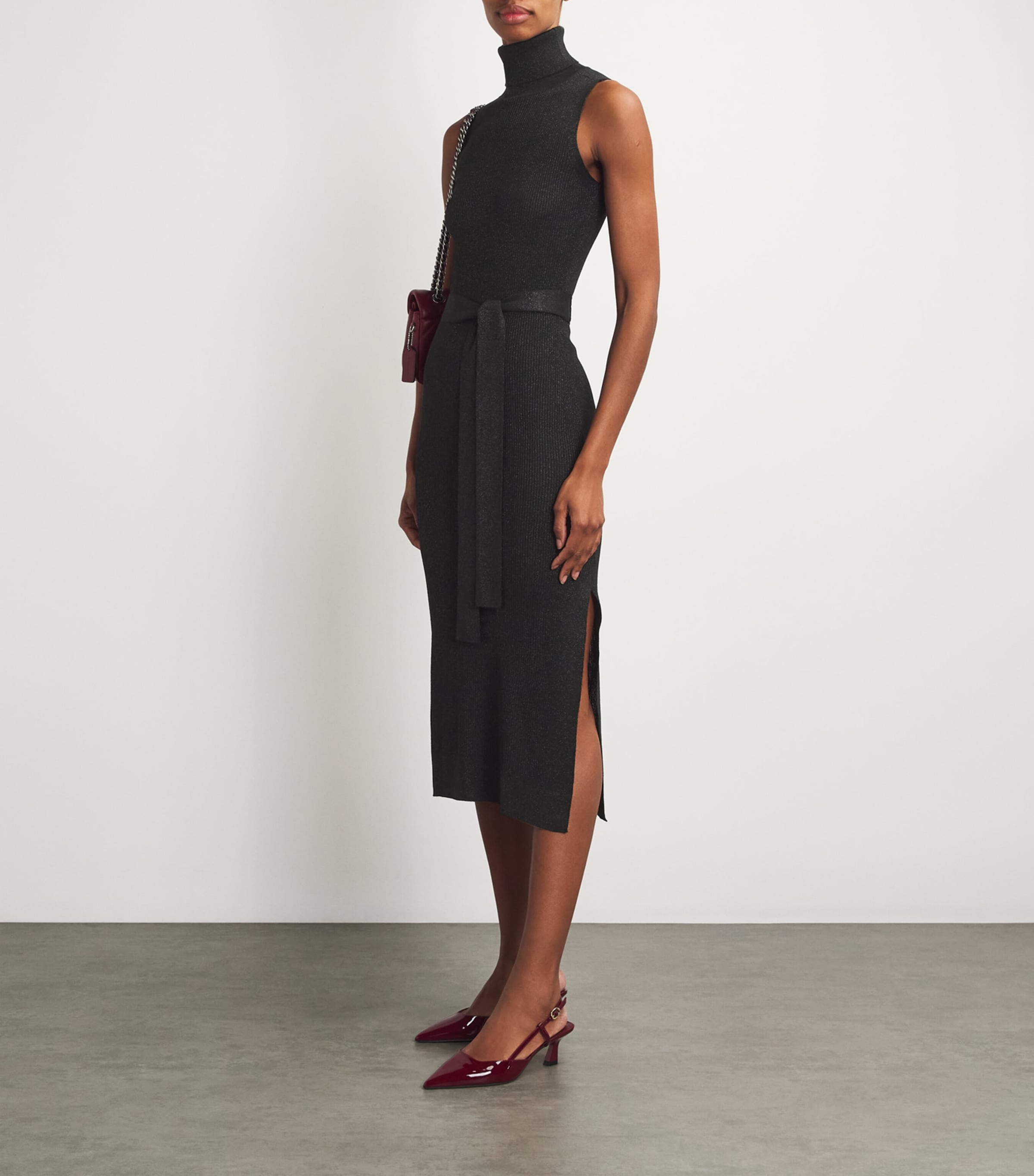 Zoelle Midi Dress BLACK SPARKLE Image 2