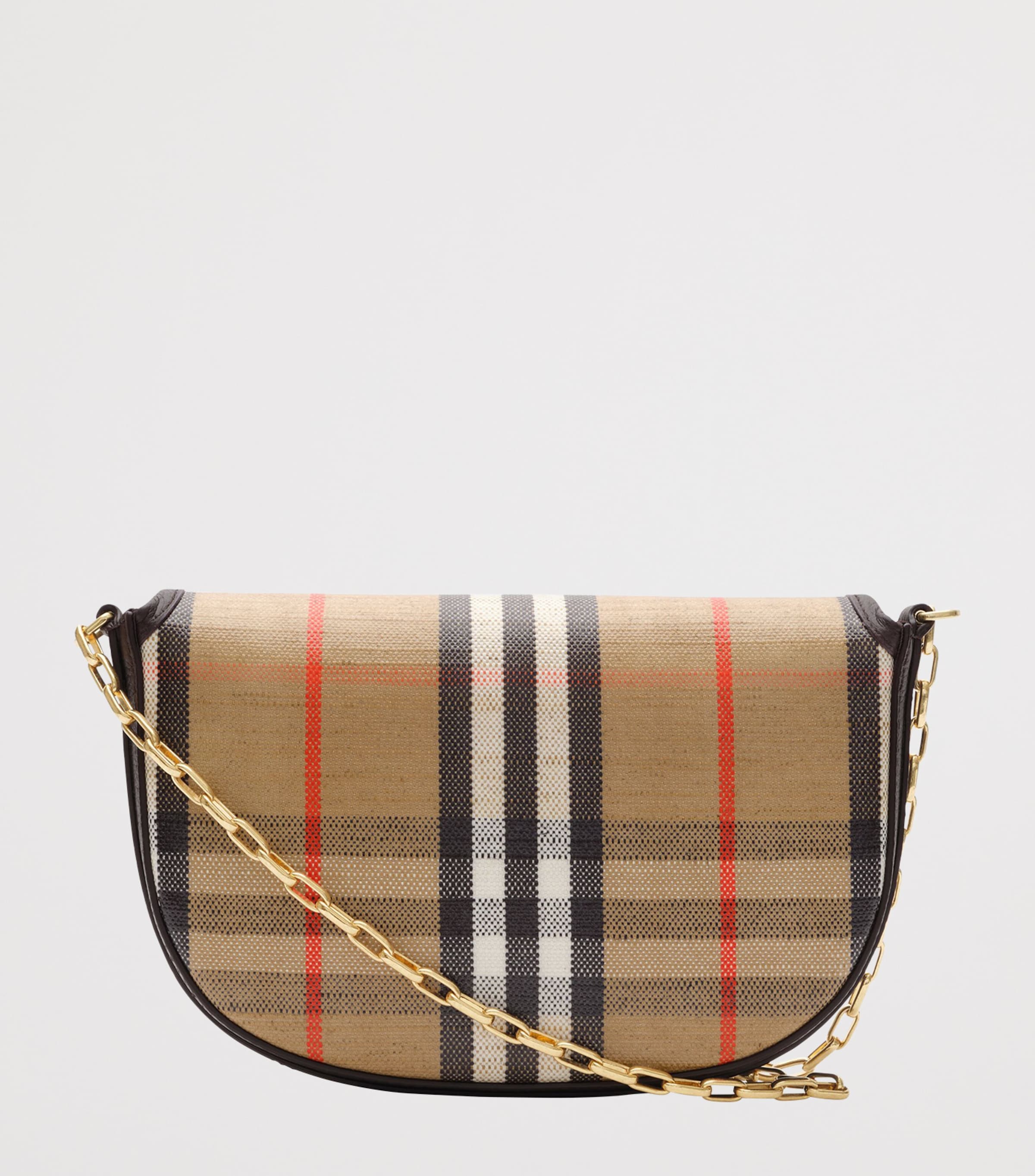 Burberry Mini Highlands Chain Cross-Body Bag Sand Image 3