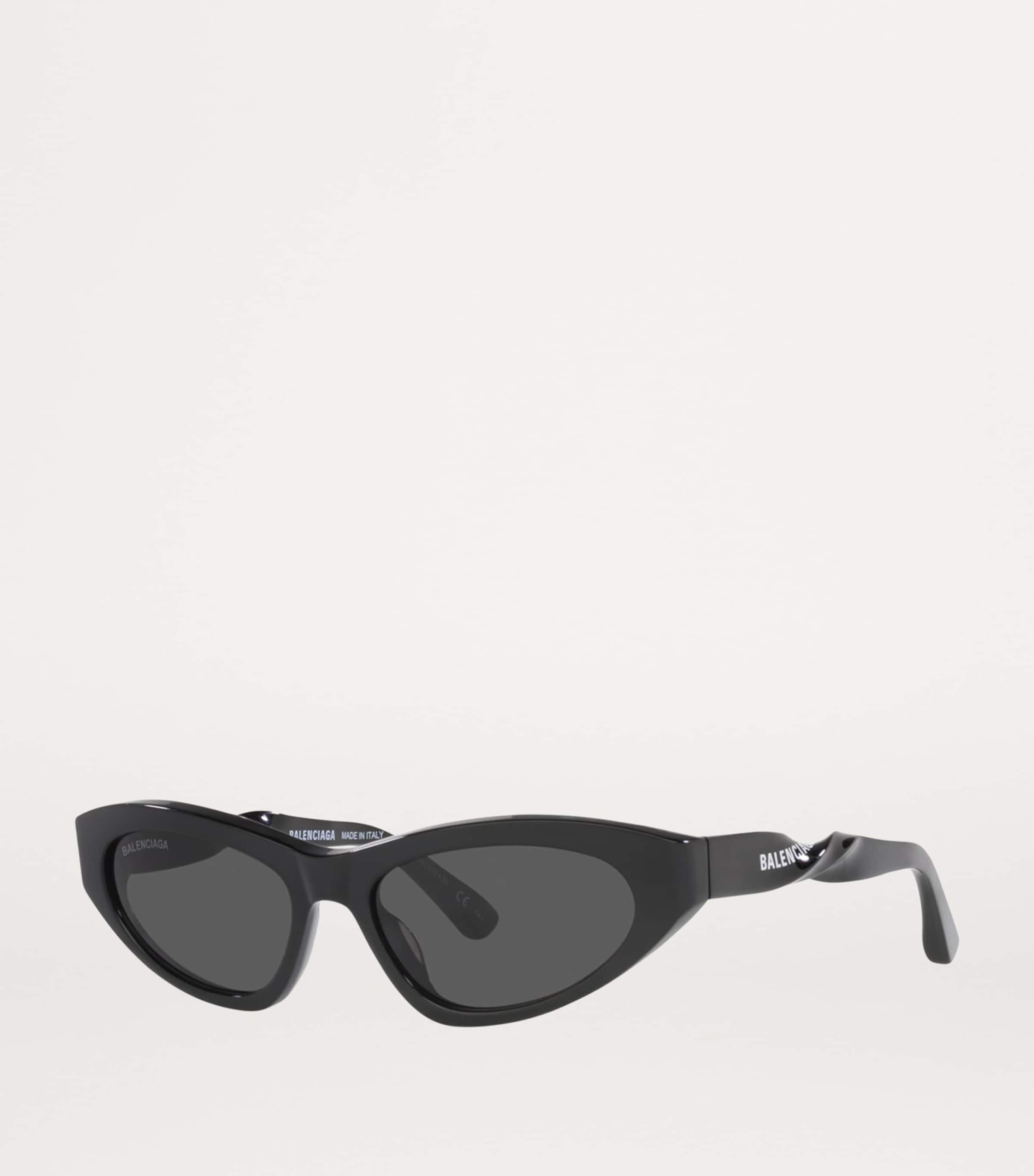 Balenciaga バレンシアガ ユニセックスサングラスBB0207S 正規品 Balenciaga Black Acetate BB0207S Sunglasses | Harrods US