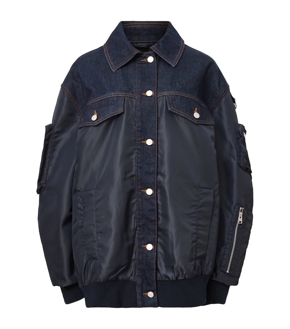 Hybrid Verity Bomber Jacket NAVY BLUE Image 1