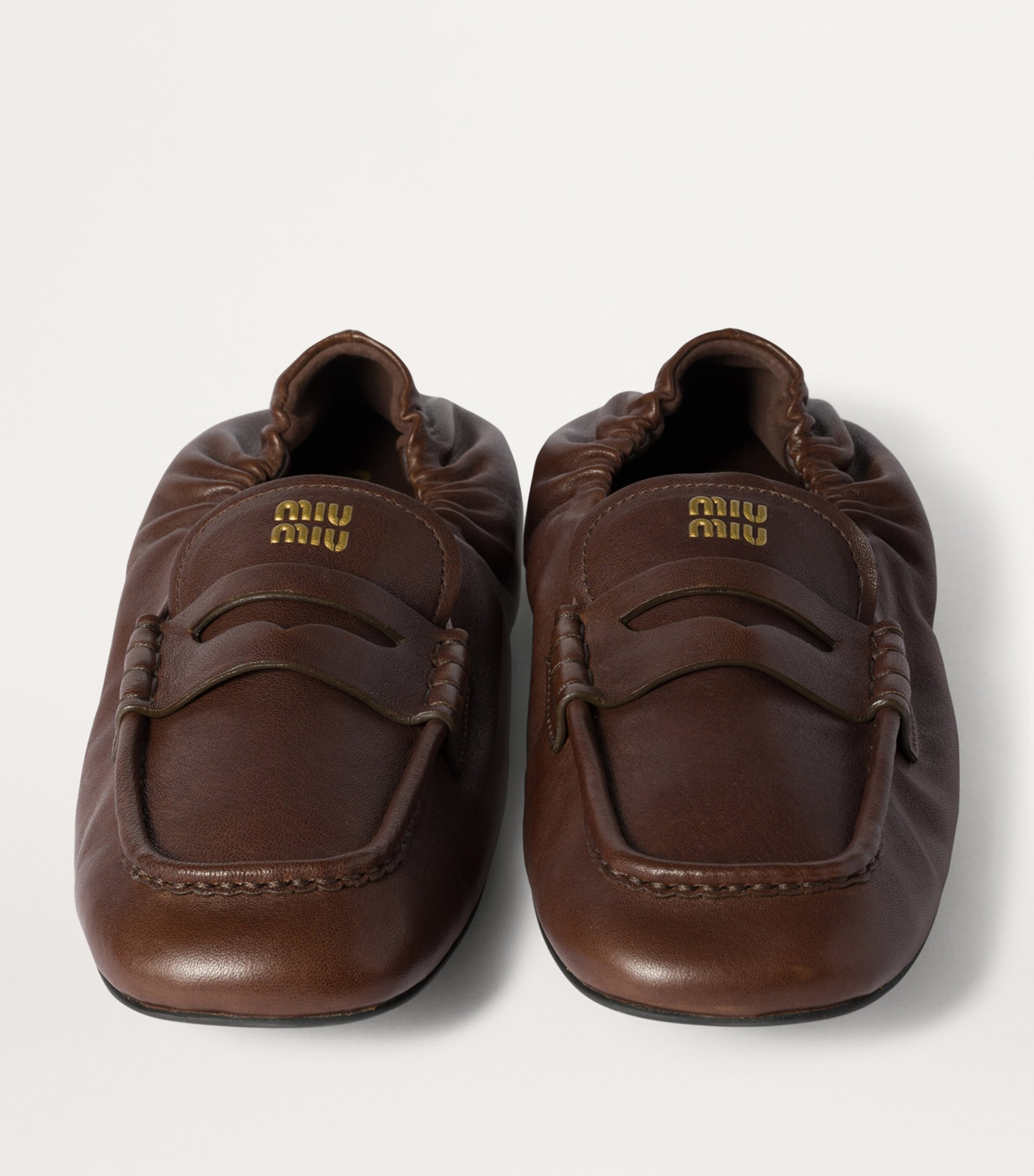 Miu Miu Nappa Leather Loafers Image 3