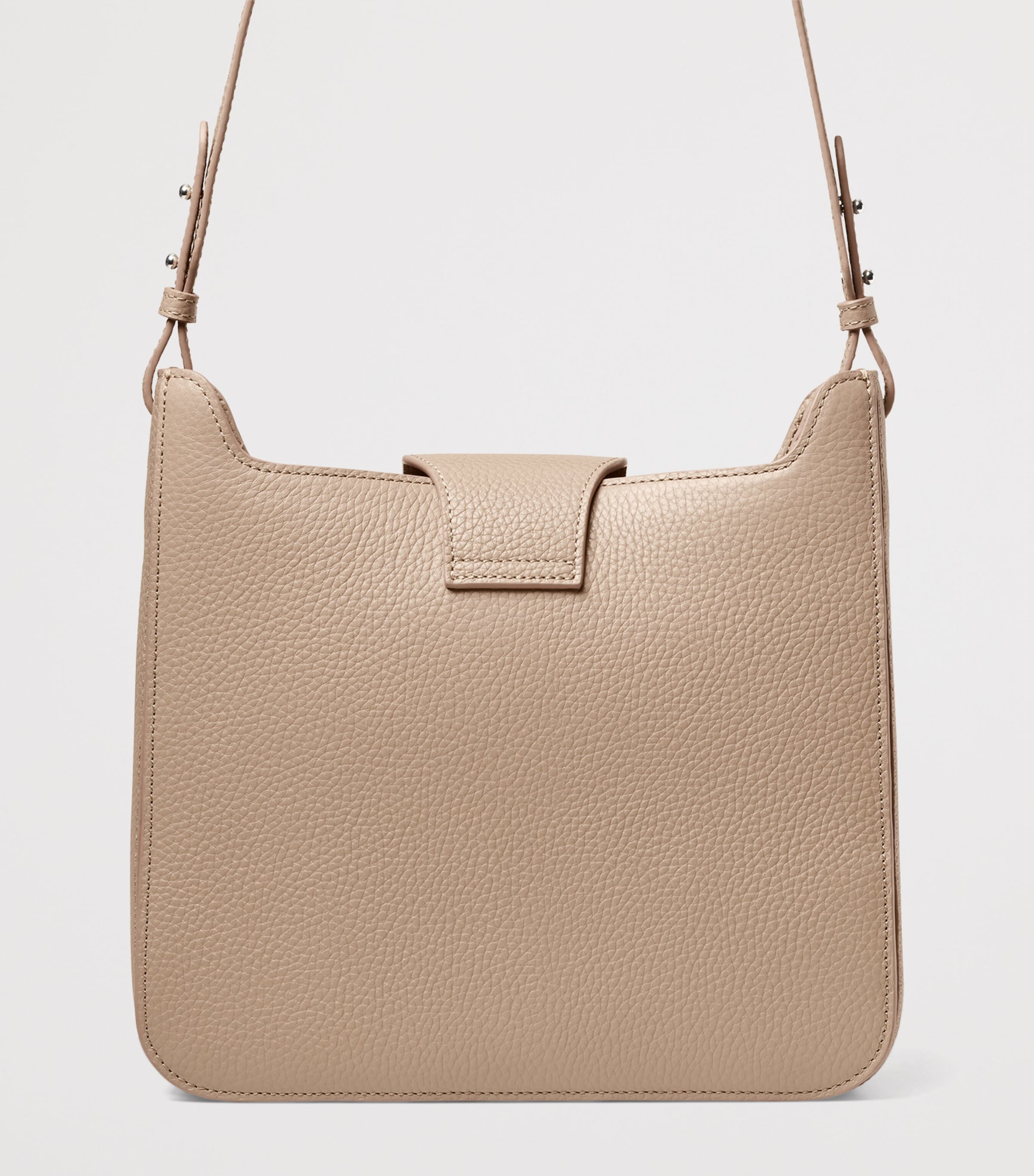 Aspinal Of London Leather Ella Cross-Body Bag Taupe Image 3