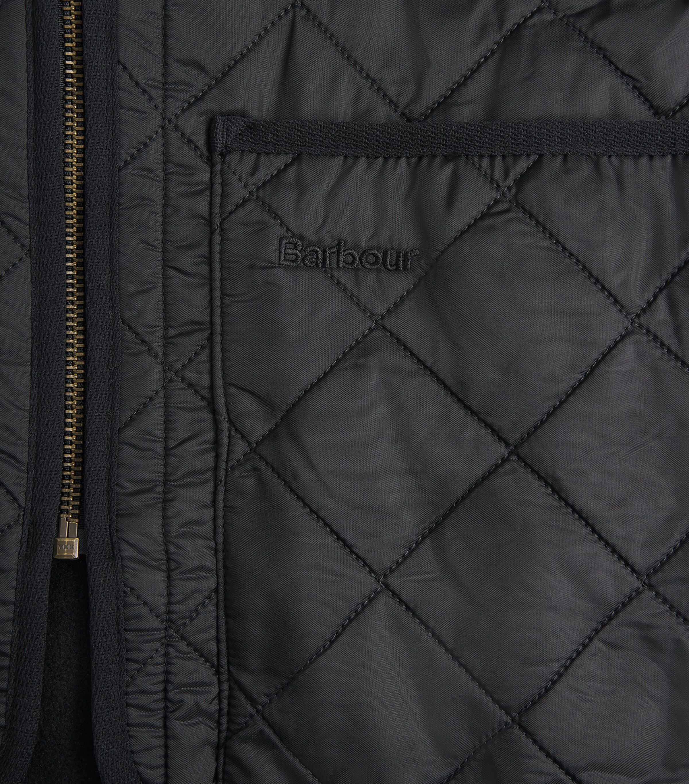 Barbour Mens Polarquilt Zip-In Gilet Liner Black Image 6