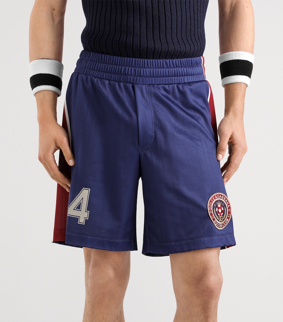 Dolce&Gabbana Mens Jersey Stripe Bermuda Shorts Dg Soccer Club Image 4