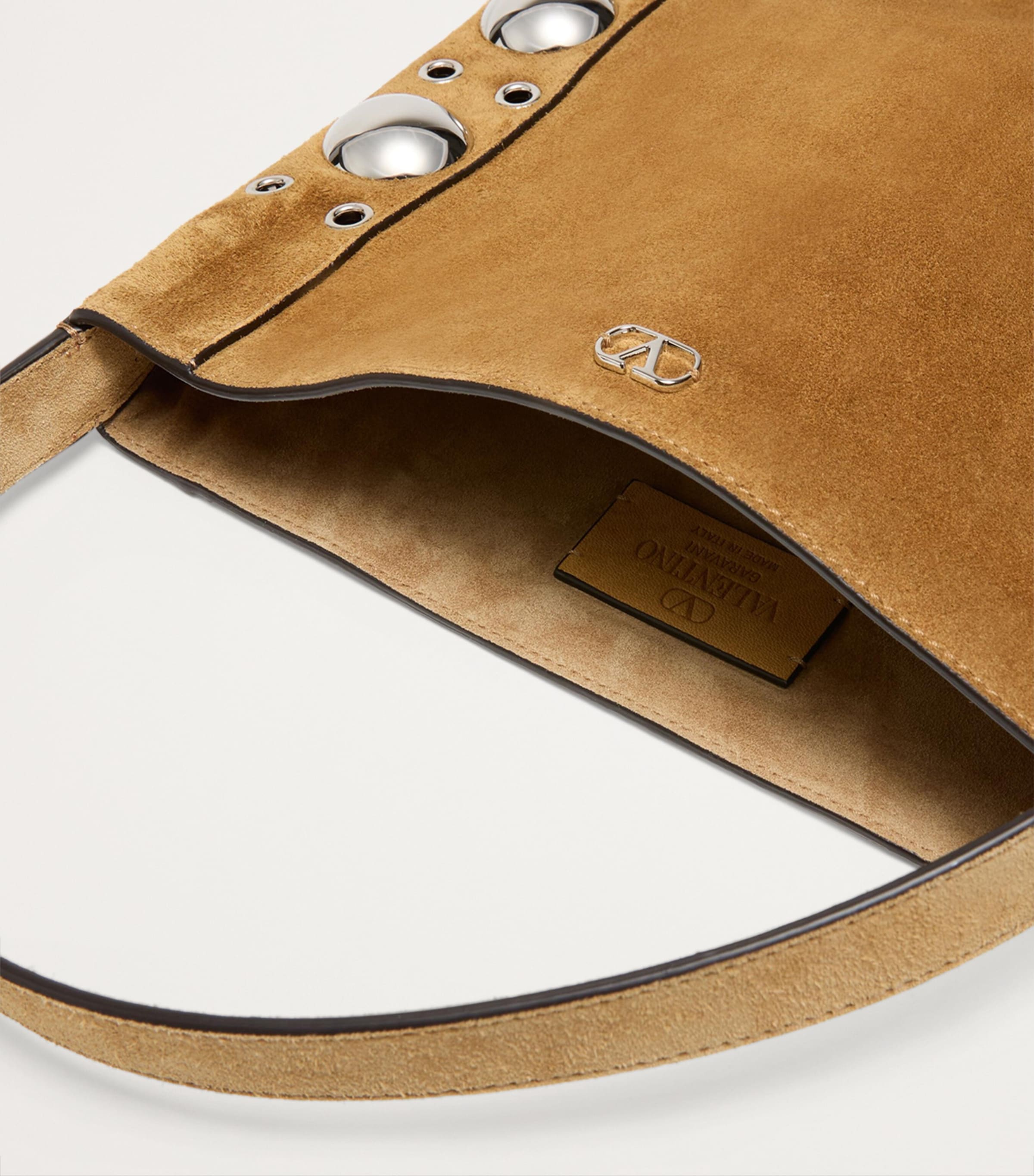 Valentino Garavani Suede Nellcote Cross-Body Bag | Harrods US
