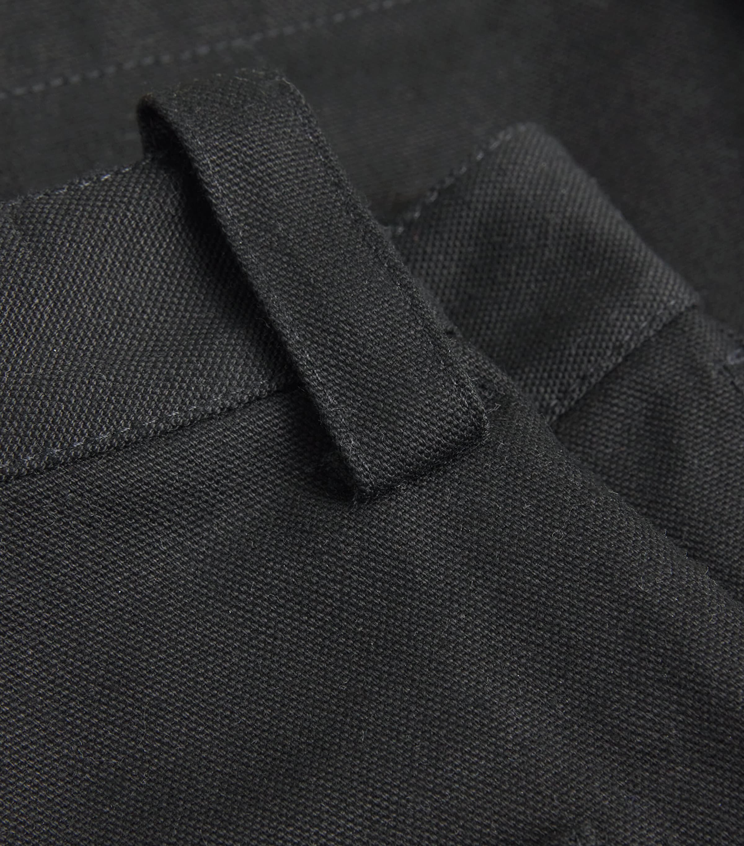 x Aaron Levine Cotton Canvas Denver Cargo Trousers BLACK Image 5