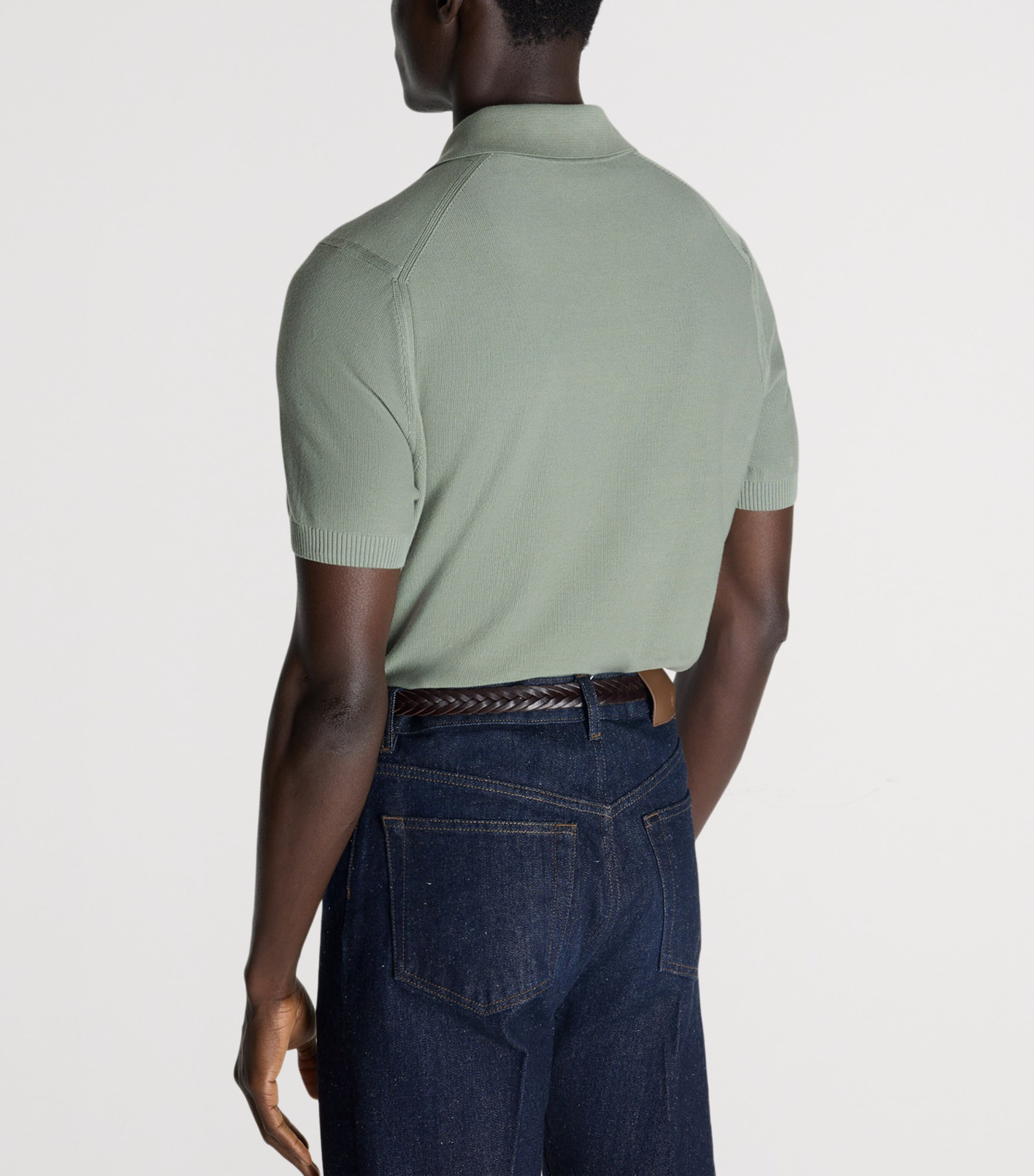 Dunhill Mens Cotton Piqué Polo Shirt Image 4