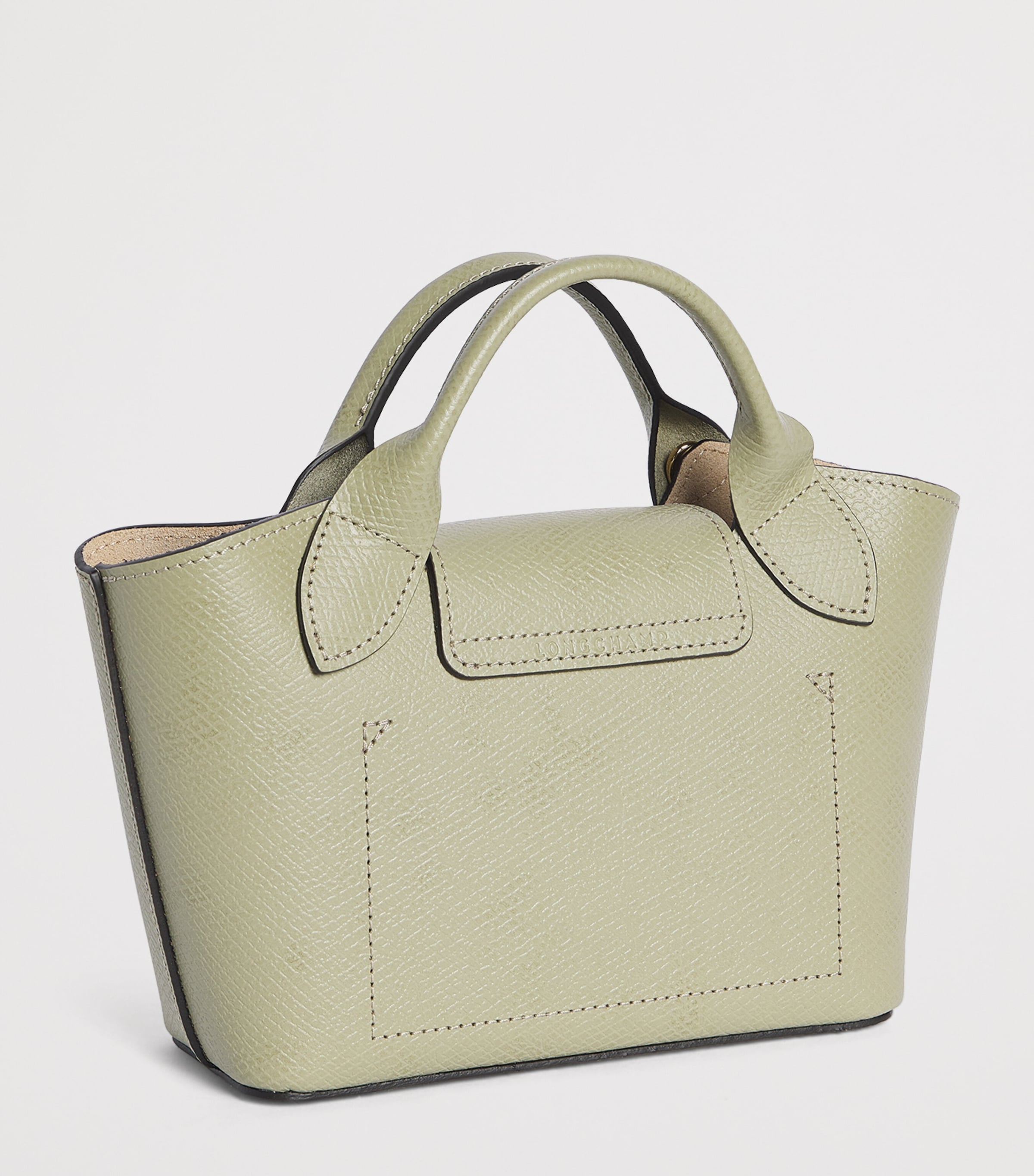 Longchamp Extra-Small Leather Épure Tote Bag Amande Image 3