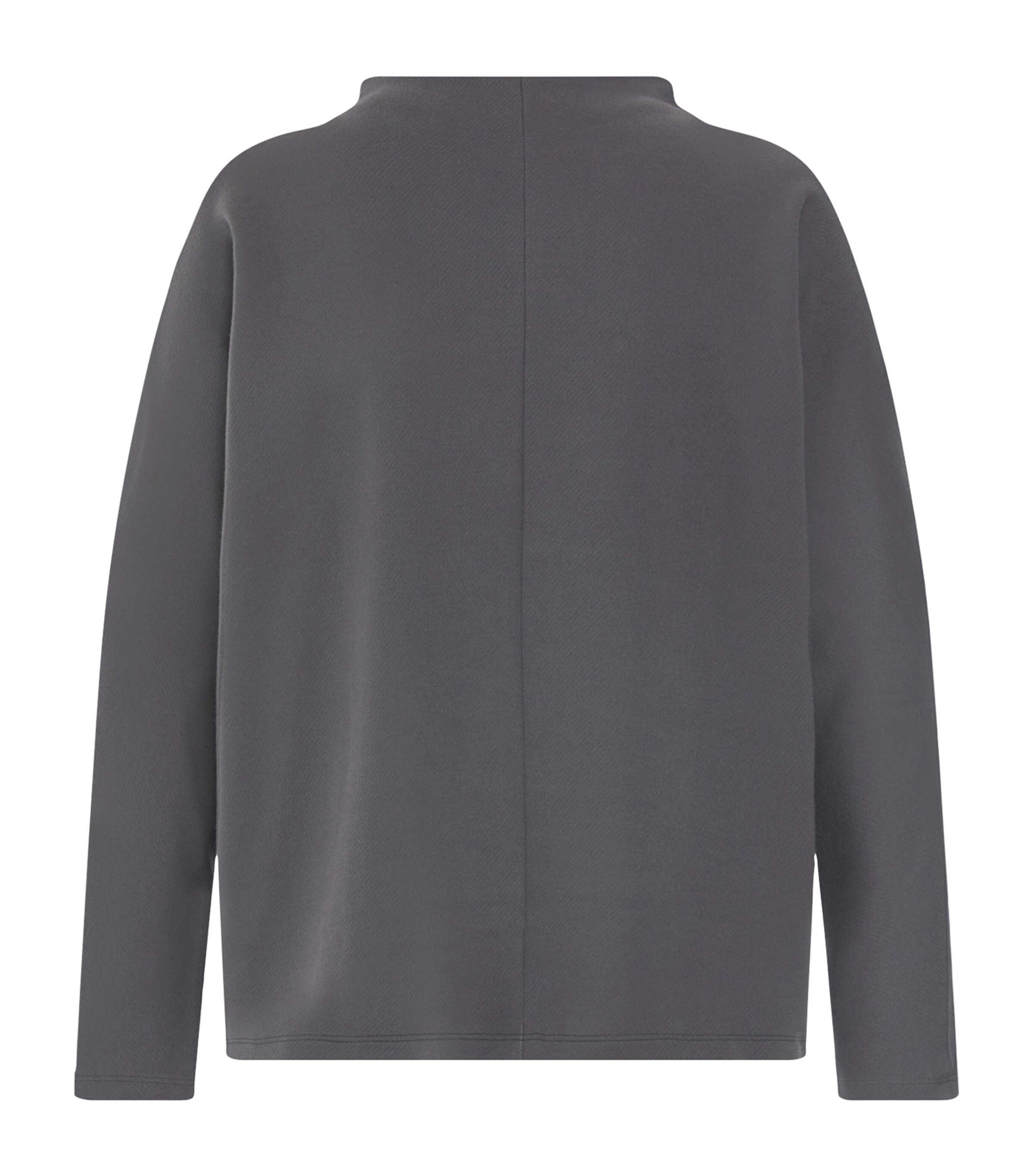 Hanro Womens High-Neck Sweatshirt Dark Sesame Image 3