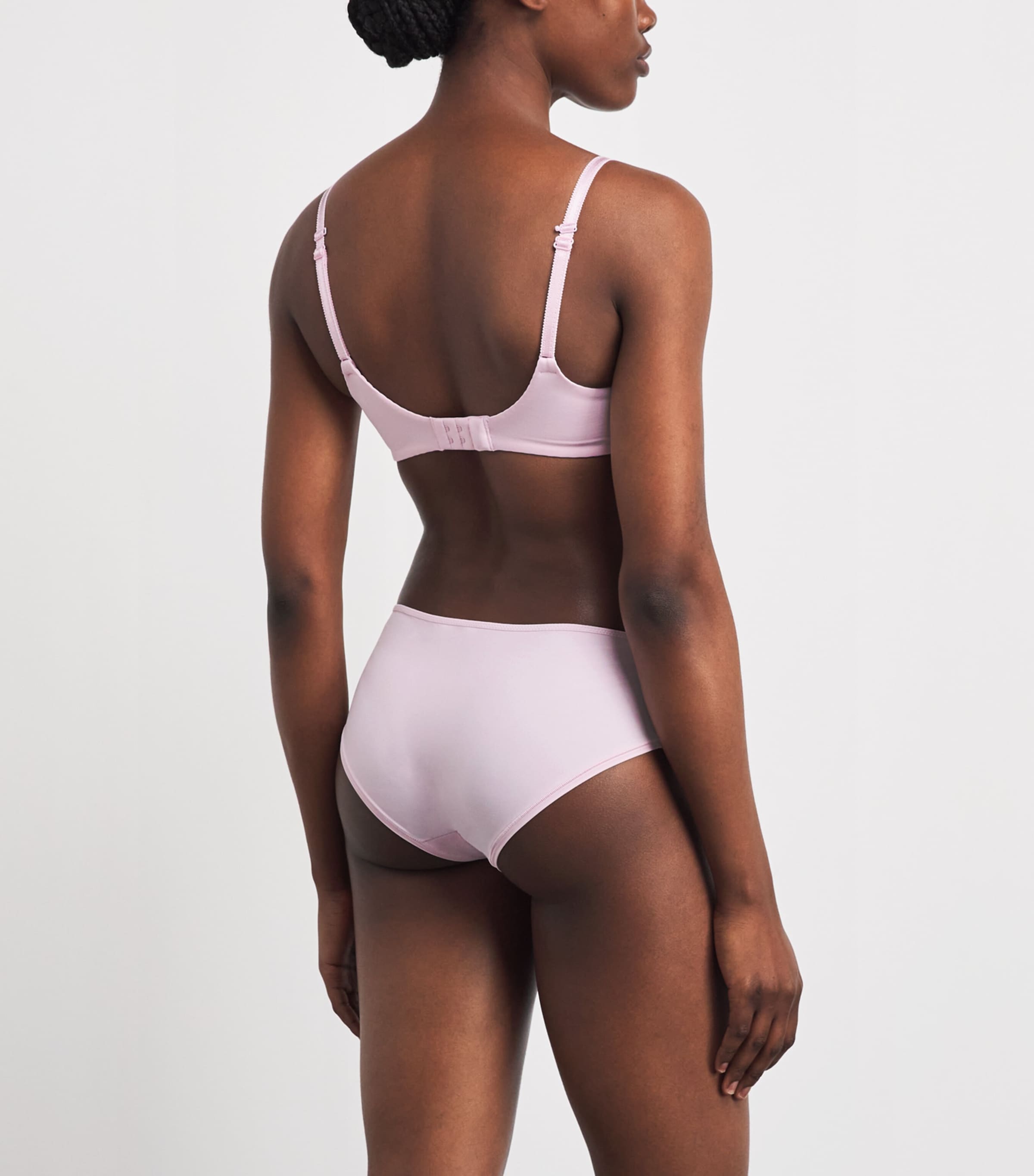Chantelle Womens SoftStretch Shorty Fleurs Briefs Candy Pink Image 3