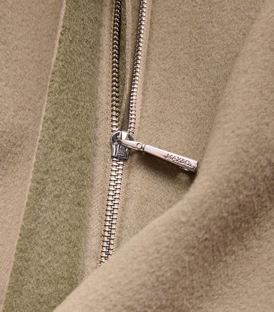 Virgin Wool Coat SAGE Image 5