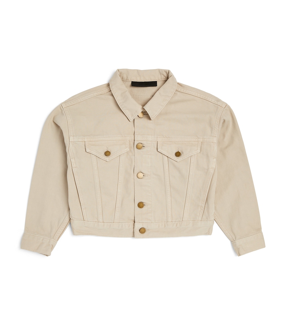 Logo-Patch Denim Jacket (2-16 Years) SILVER CLOUD Image 1