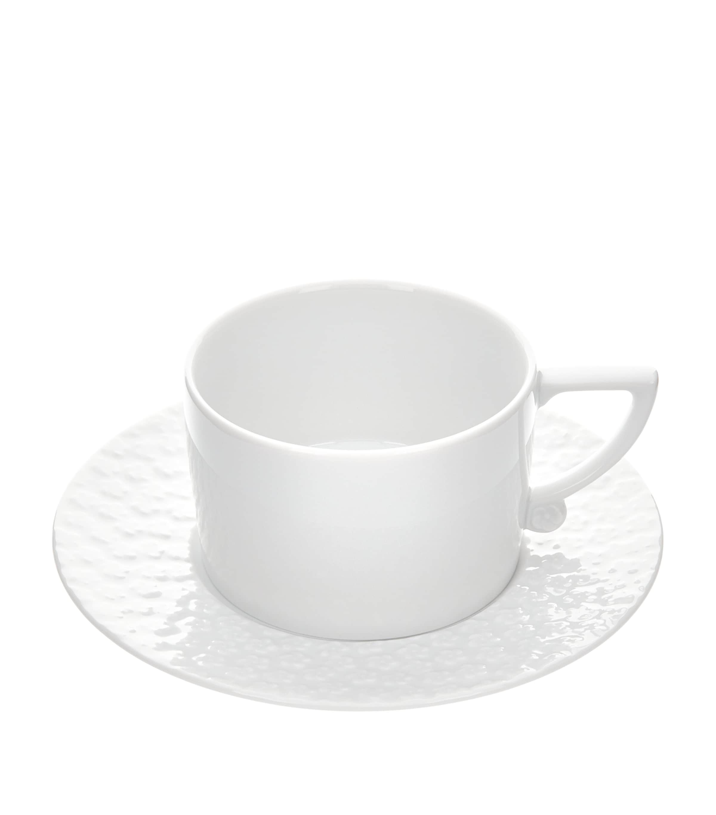 Meissen Royal Blossom Coffee Cup And Saucer In White