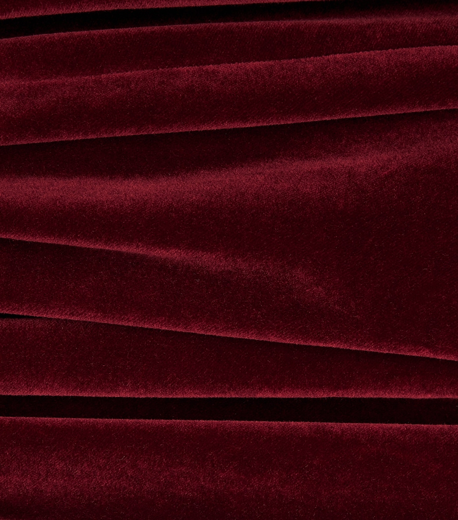 Velvet Eagle Midi Dress BURGUNDY Image 5