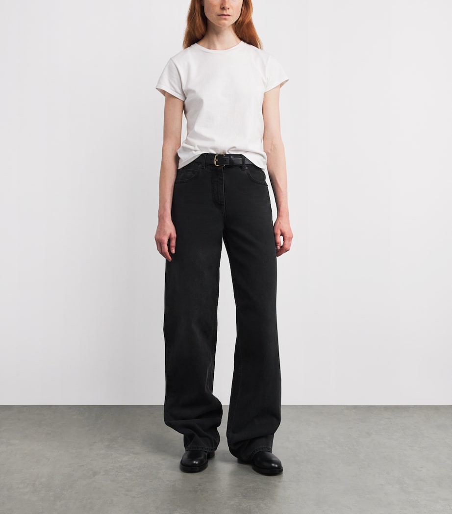 Classic Leather Belt BLACK ANS Image 3