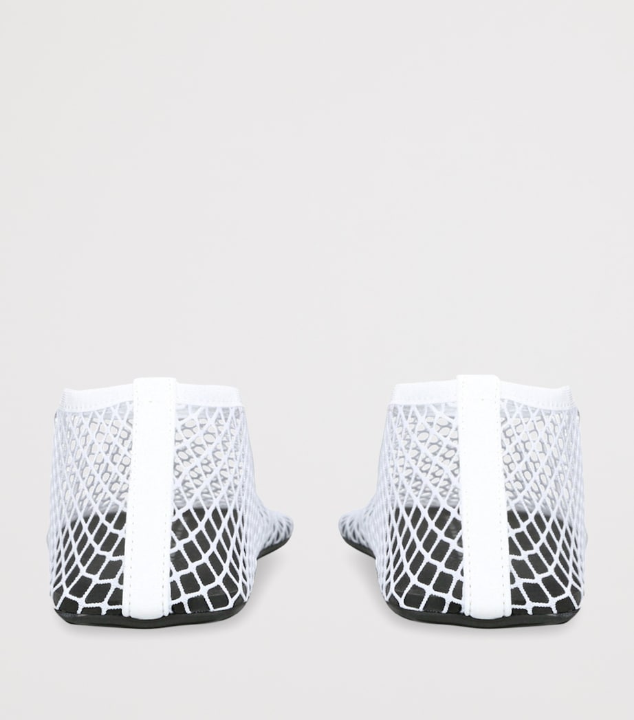 Mesh Water Ballet Flats WHITE/COMB Image 2