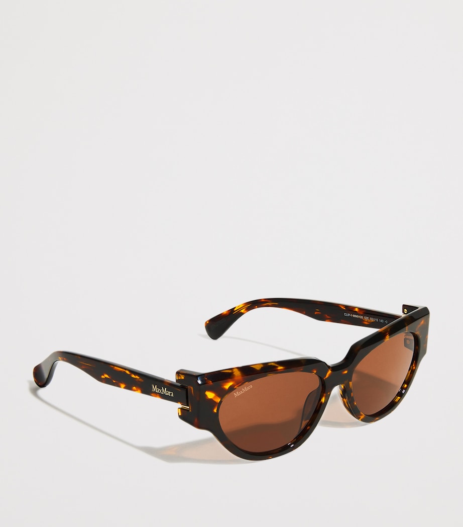Tortoiseshell Oval Sunglasses TAWNY BRONZE BROW Image 2