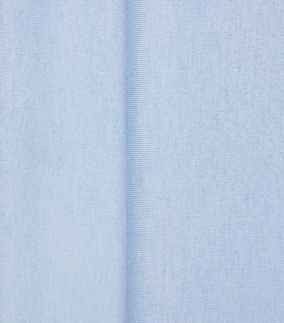Sunspel Mens Supima Cotton Classic T-Shirt Buwv Sky Image 6