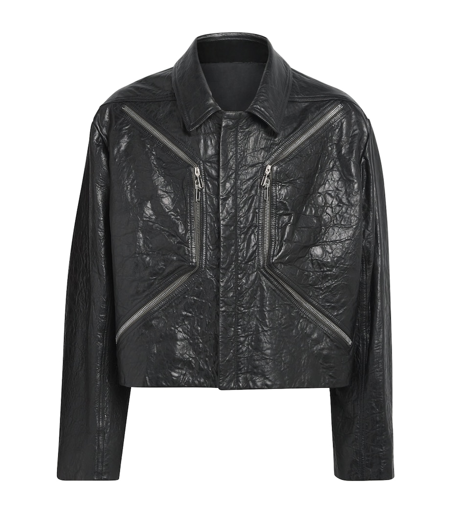 Leather Heizer Mac Jacket BLACK/ 09 Image 1