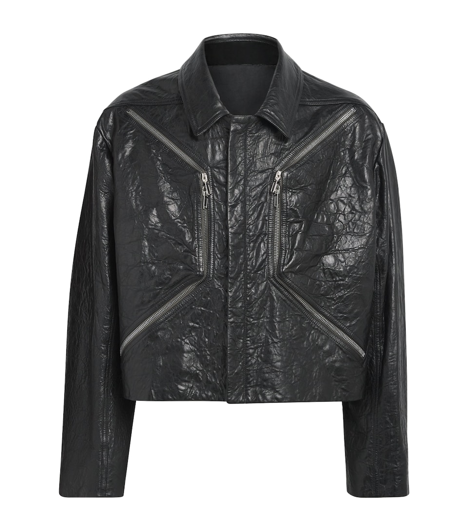 Leather Heizer Mac Jacket