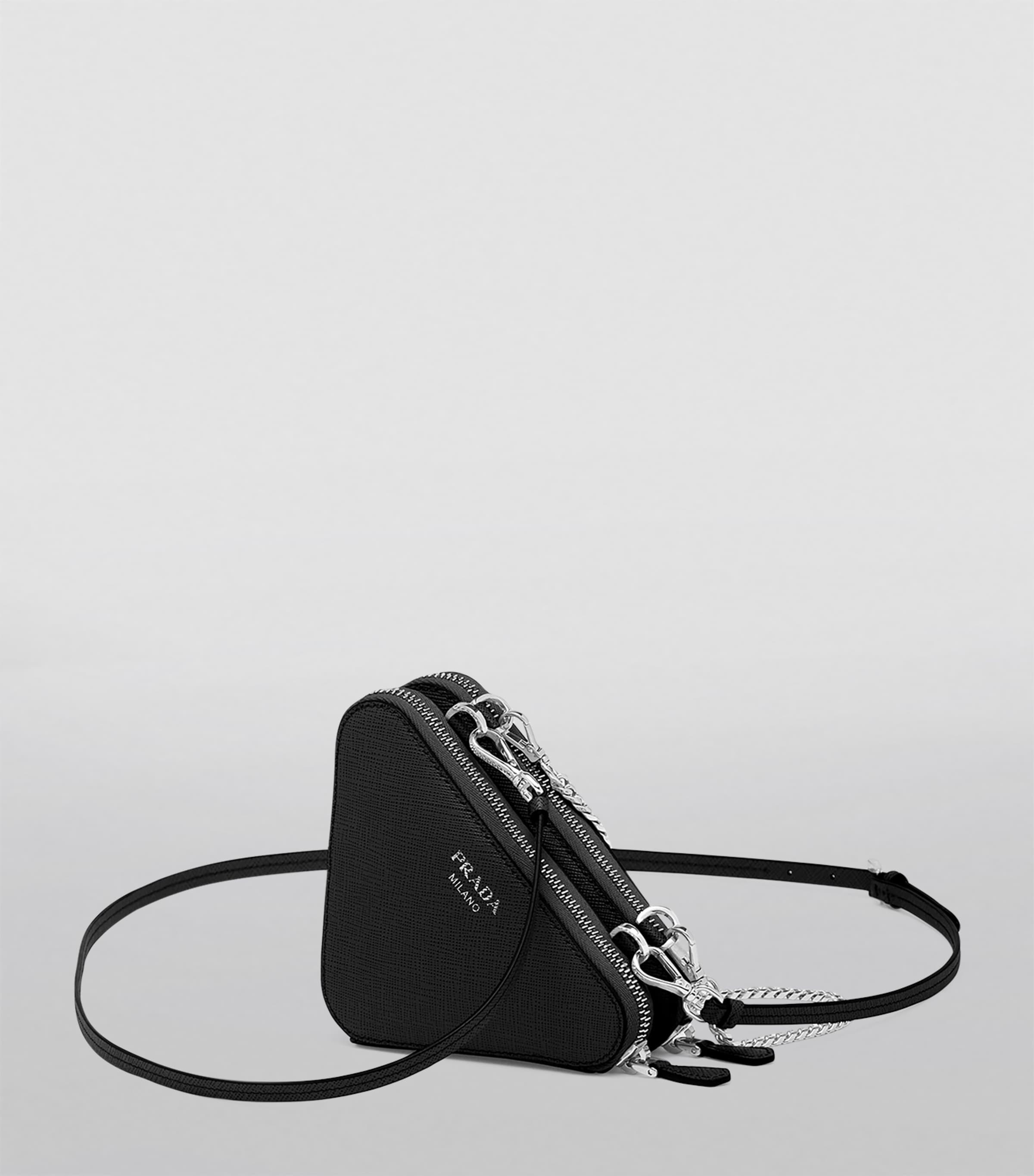 Mini Saffiano Leather Cross-Body Bag F0002 Image 3