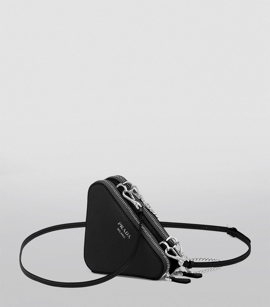 Mini Saffiano Leather Cross-Body Bag F0002 Image 3