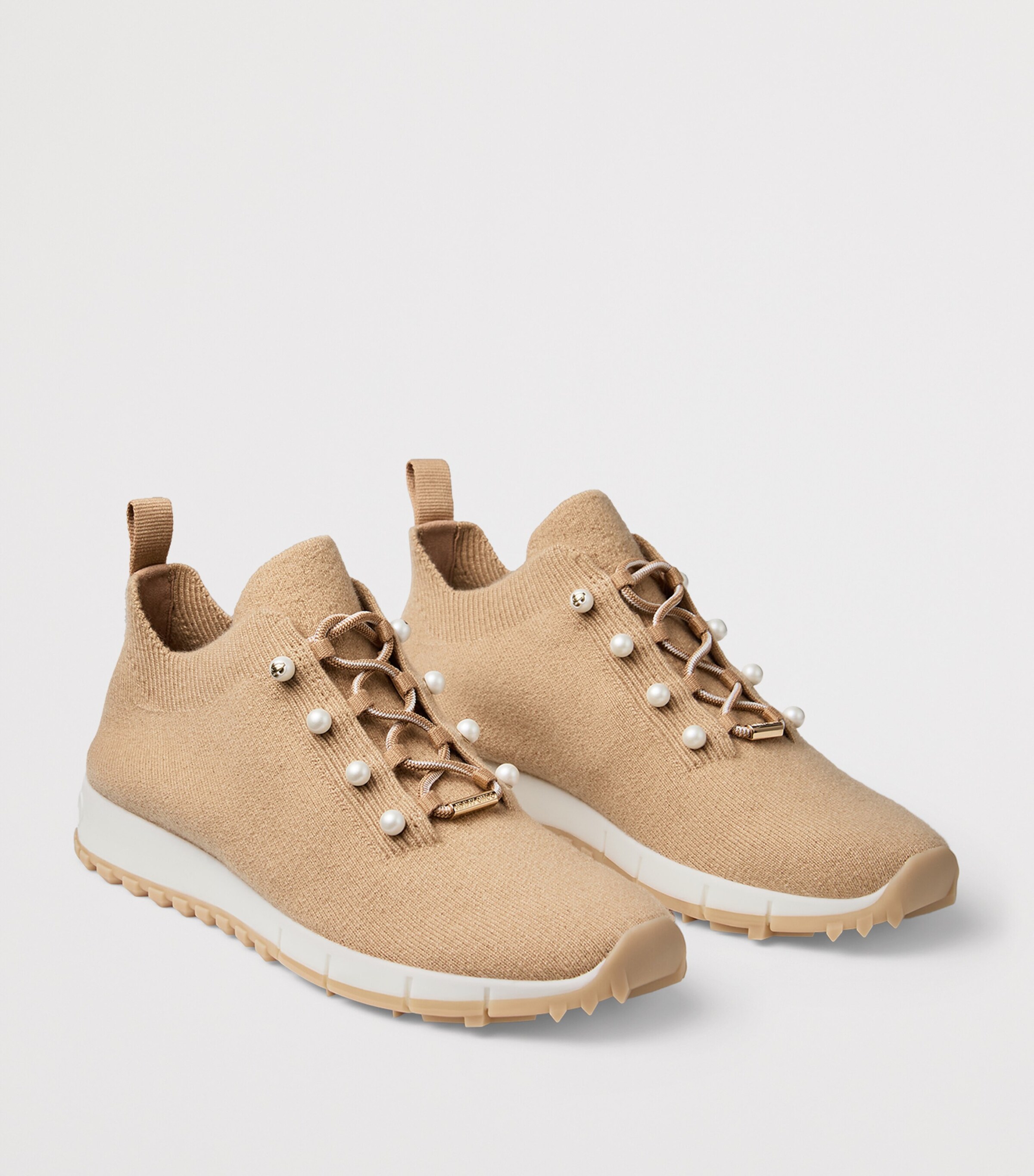 Jimmy Choo Veles Cashmere Sneakers V Chai Mix Image 3