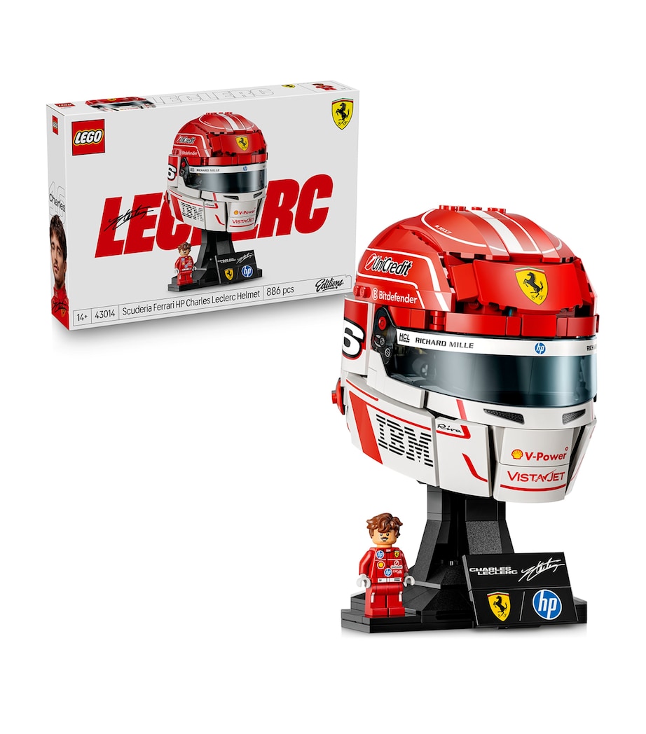 Lego Editions Scuderia Ferrari HP Charles Leclerc Helmet 43014 Image 1