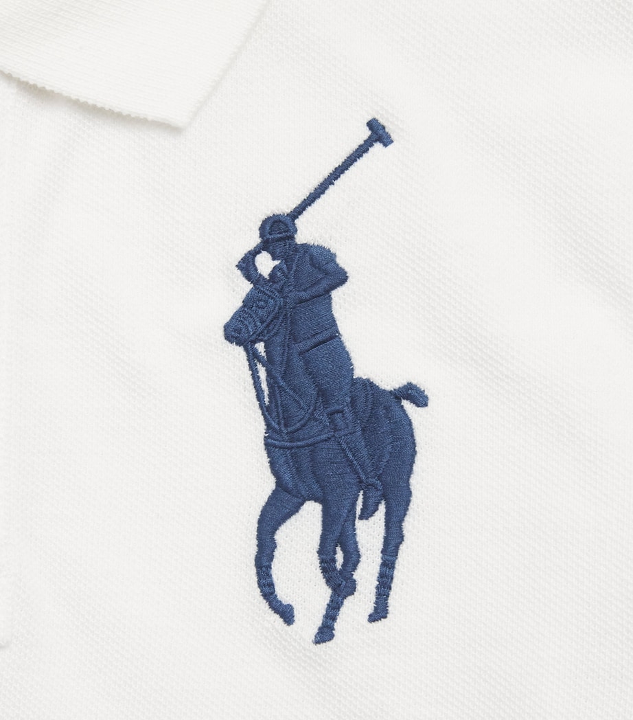 Ralph Lauren Kids Cotton Slim-Fit Polo Shirt (6-14 Years) White Image 3