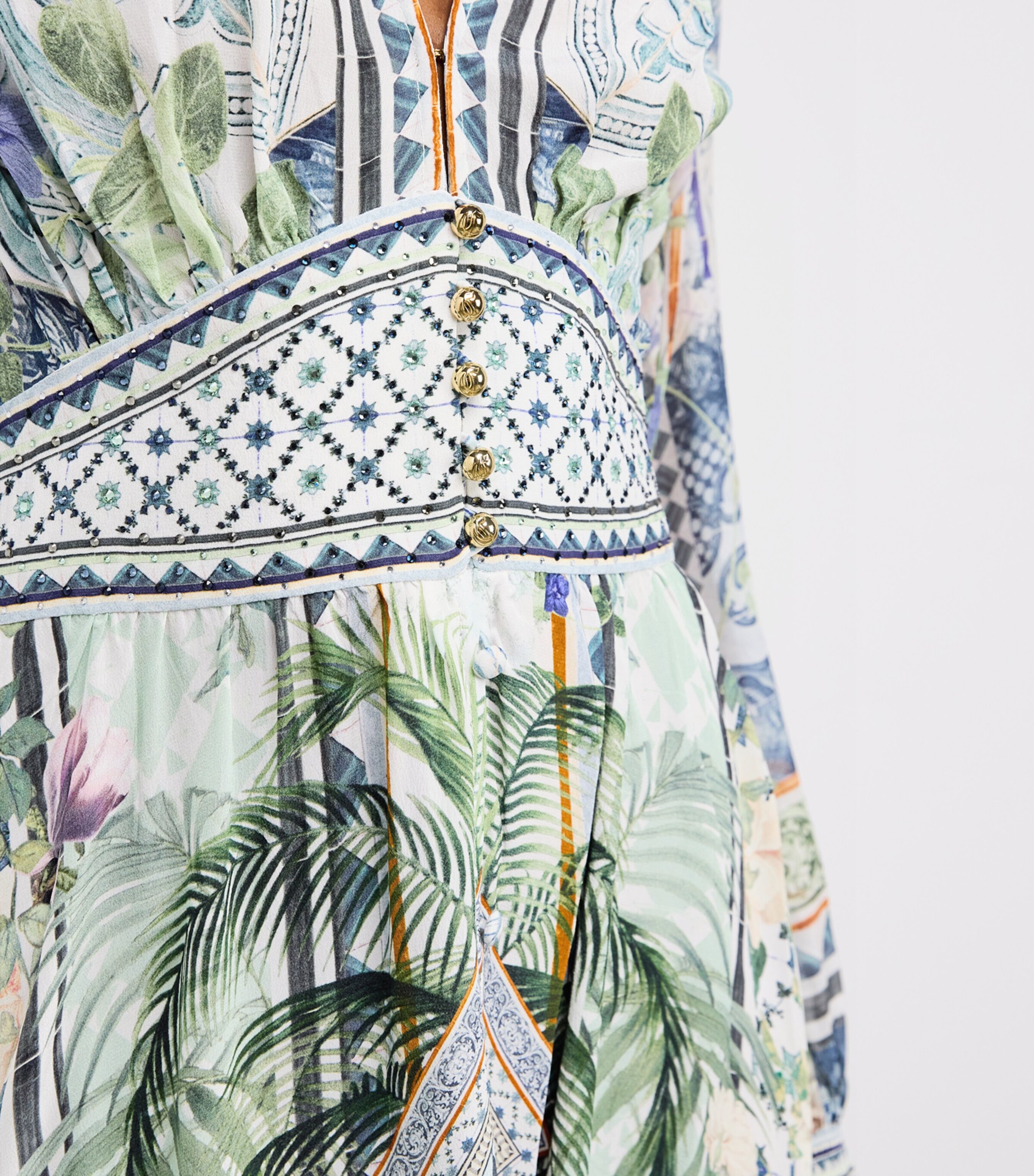 Silk Jardim Party Maxi Dress JARDPART Image 6