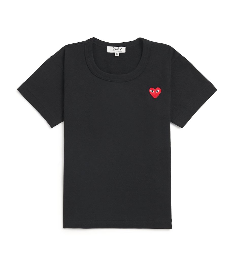Comme Des Garçons Cotton Heart Logo T-Shirt (2-6 Years) Image 1
