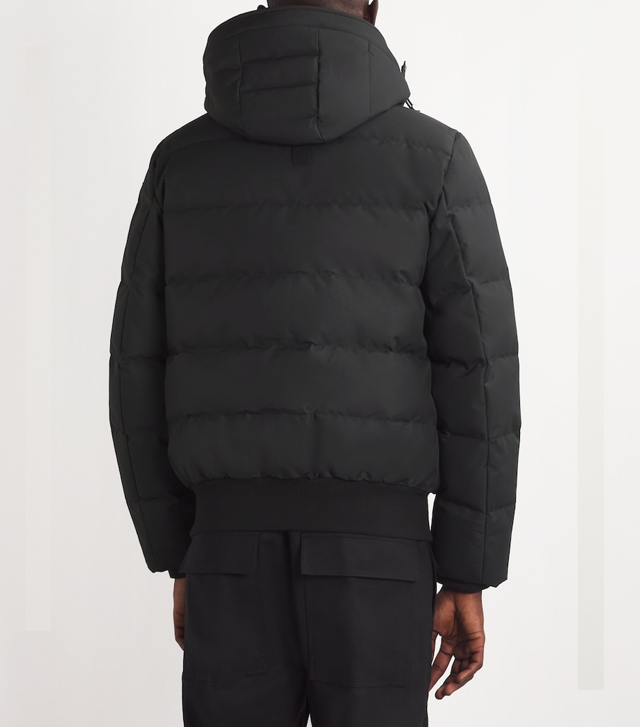 Down Cloud Bomber Puffer Jacket 305 - BLACK Image 4