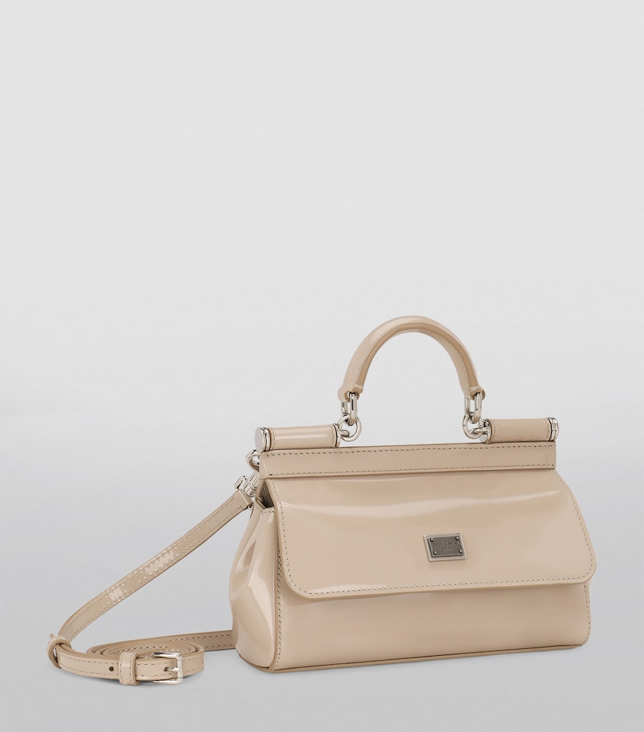 Medium Sicily Top-Handle Bag 8H005-CAPPUCCINO Image 3