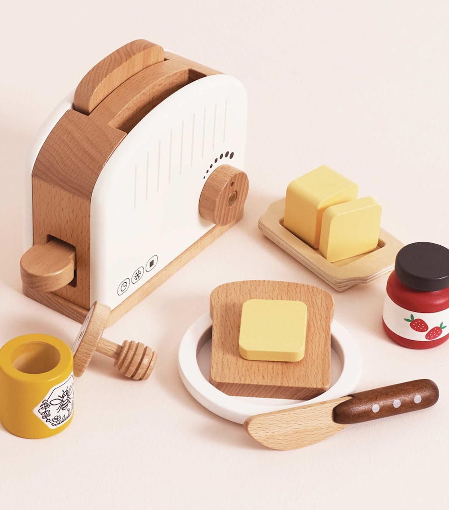 Wooden Breakfast Toaster Playset MULTI Image 2