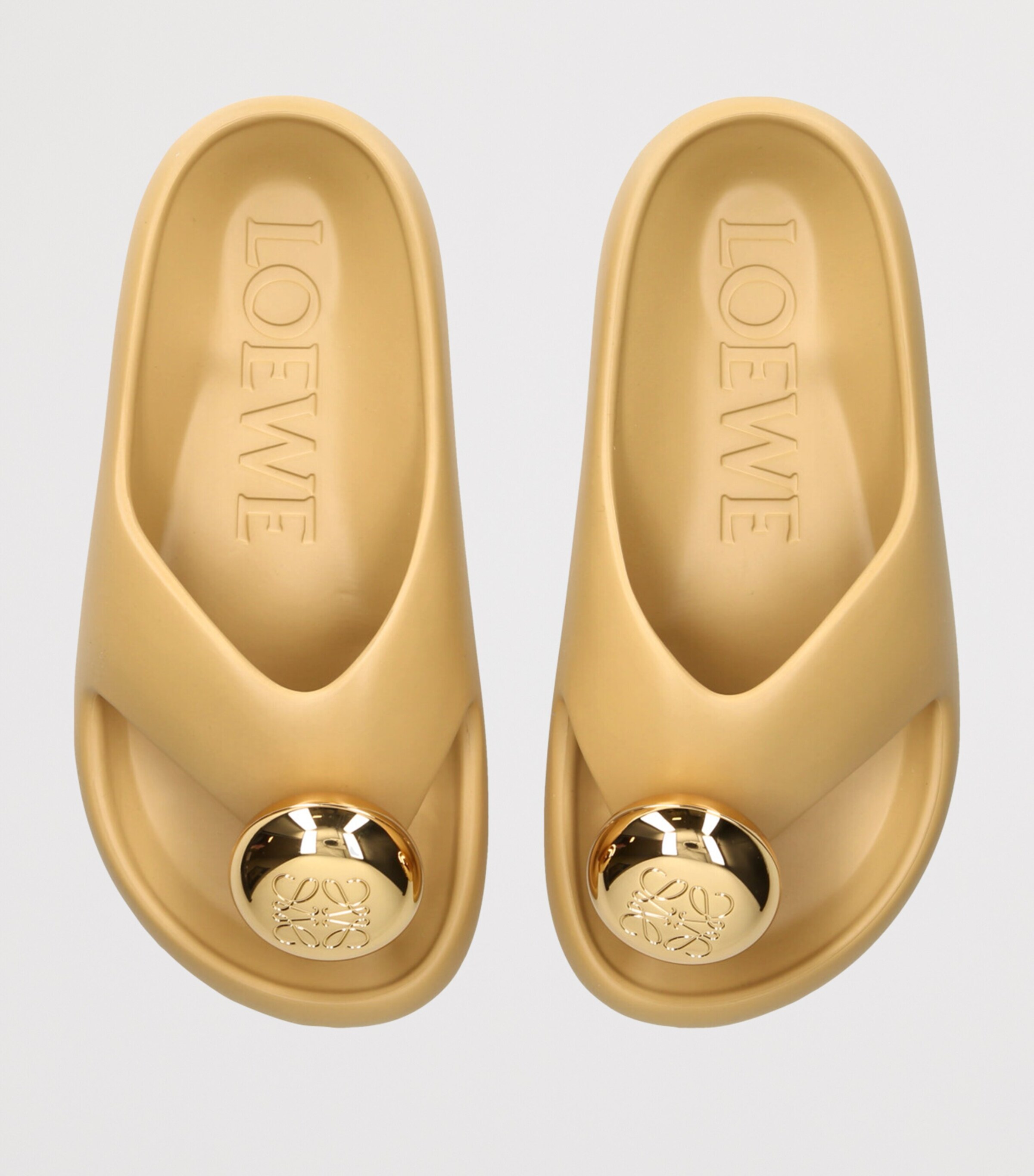 x Paula's Ibiza Foam Bubble Slides CREAM Image 4