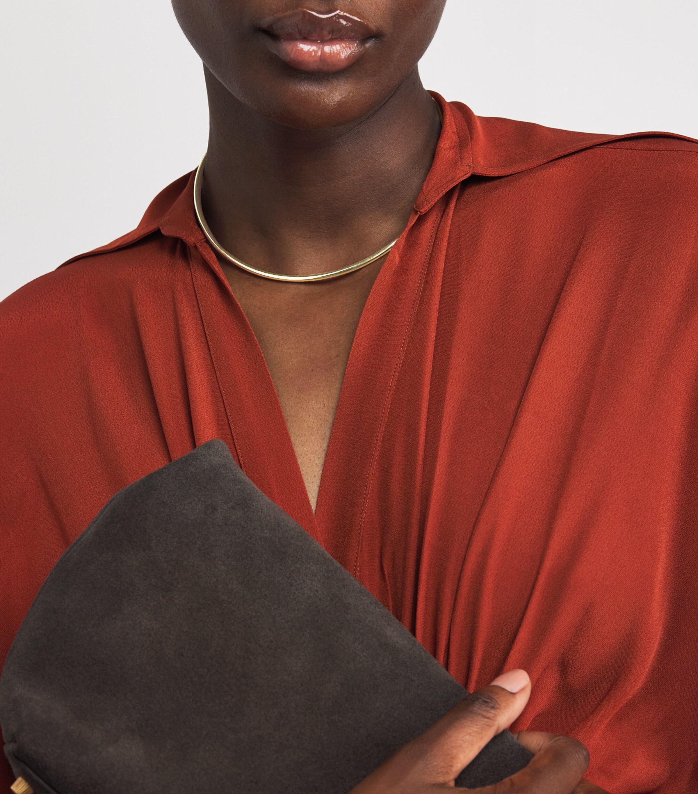 Yellow Gold 3.0 Plié Collar Necklace YELLOW GOLD Image 2