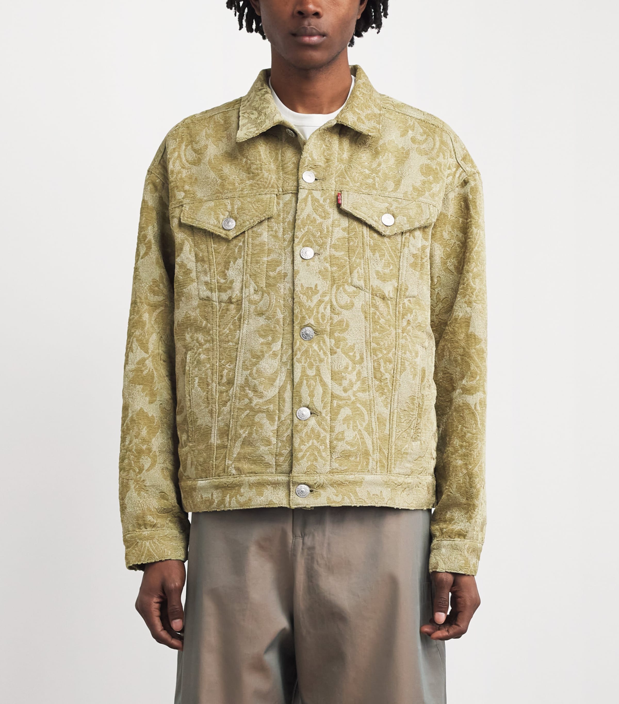Junya Watanabe MAN Mens x Levi's Damask Jacket Beige Image 4