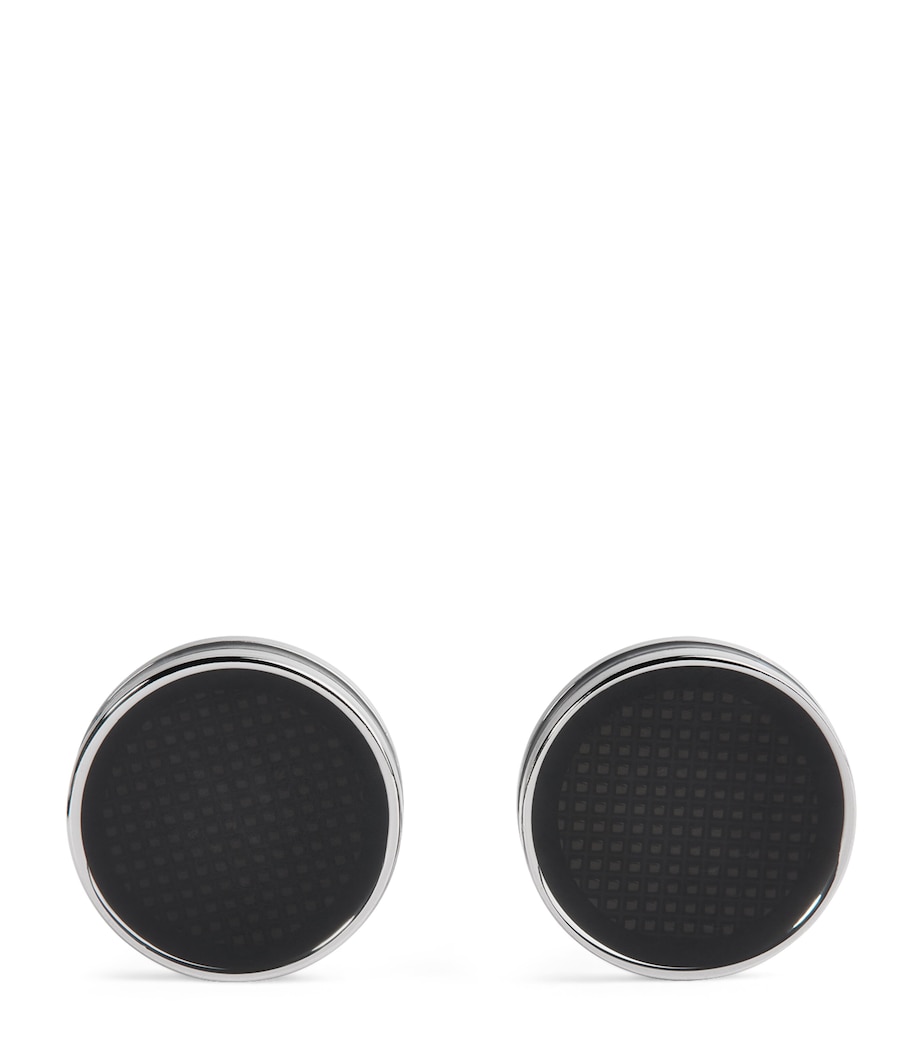 Tablet Ice Cufflinks BLACK Image 1
