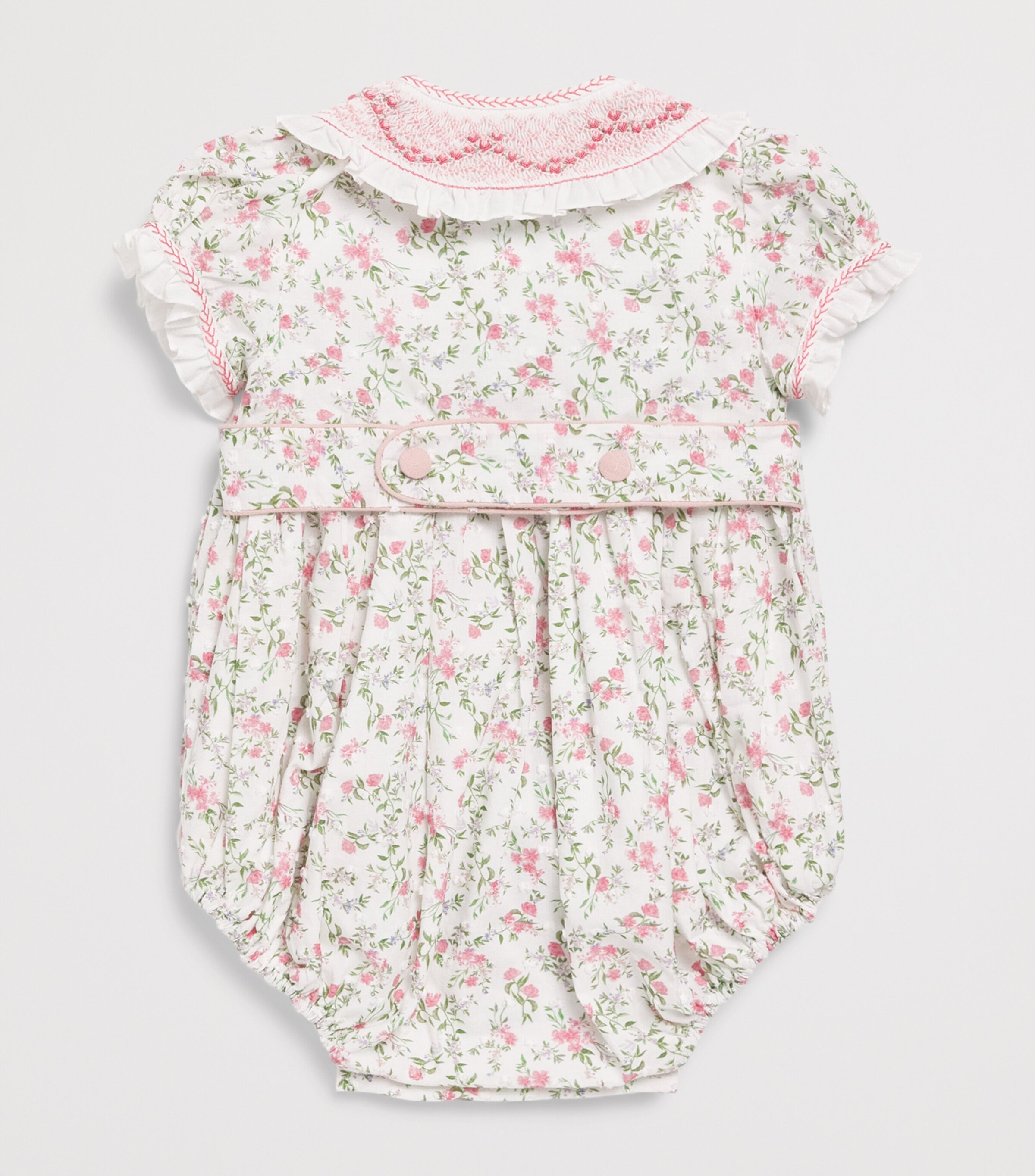 PEPA LONDON Floral Alice Bodysuit (6 Months-2 Years) Pink Image 2