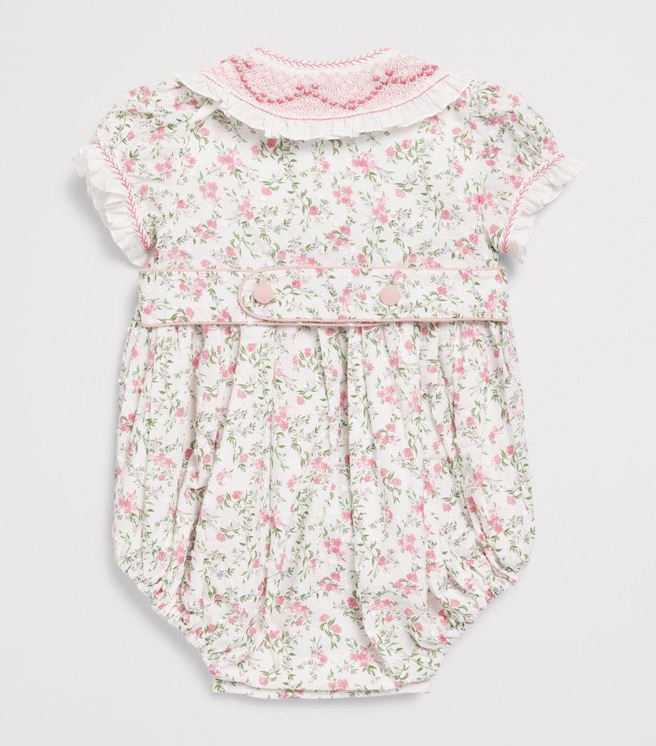 PEPA LONDON Floral Alice Bodysuit (6 Months-2 Years) Pink Image 2