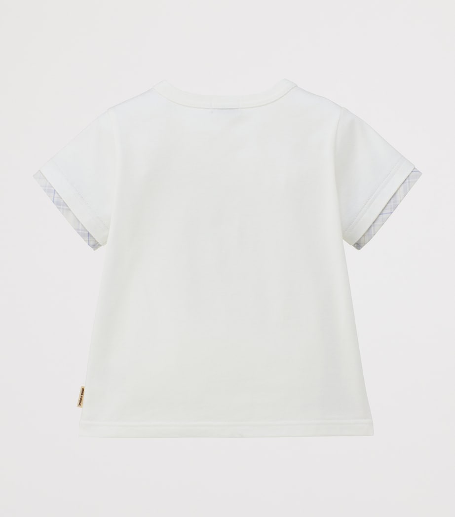 Miki House Cotton Embroidered Sailor T-Shirt (2-7 Years) Image 2